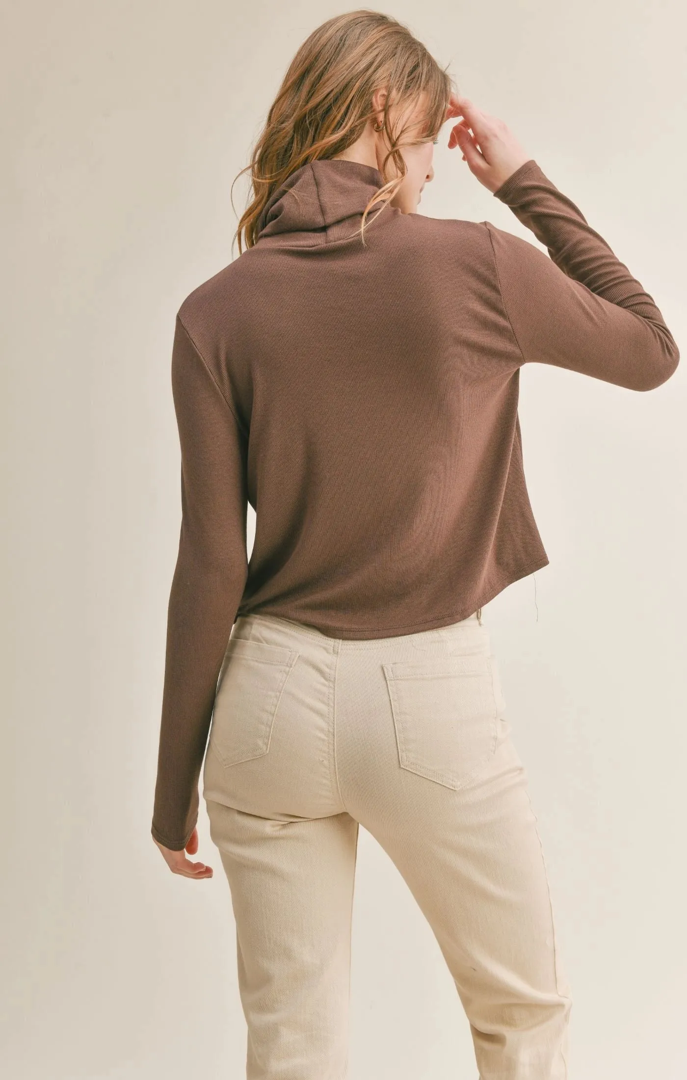 Sadie & Sage S'Mores Turtleneck Top