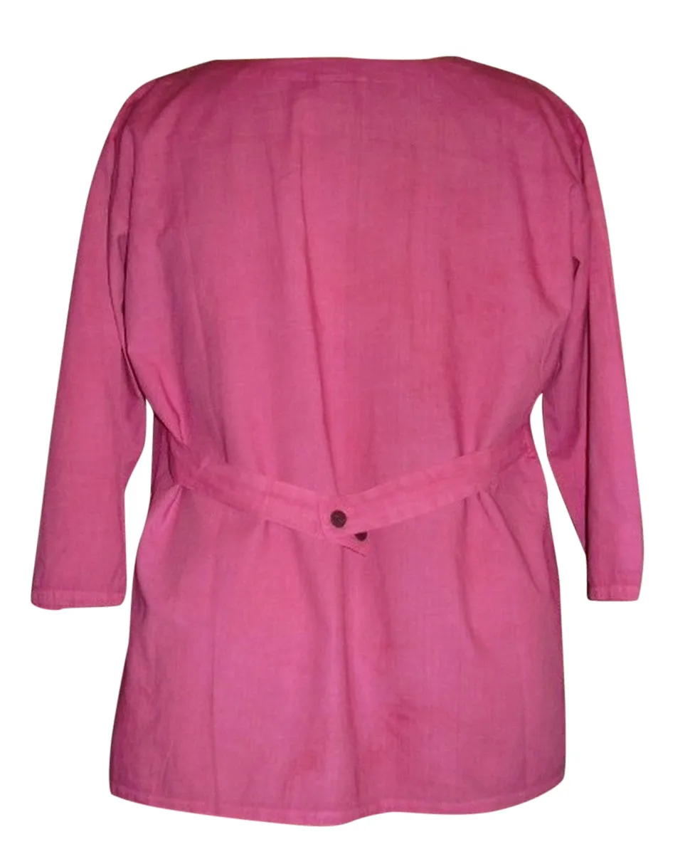 SALE Lovely Passion Pink Blouse Top Shirt Womans M/L