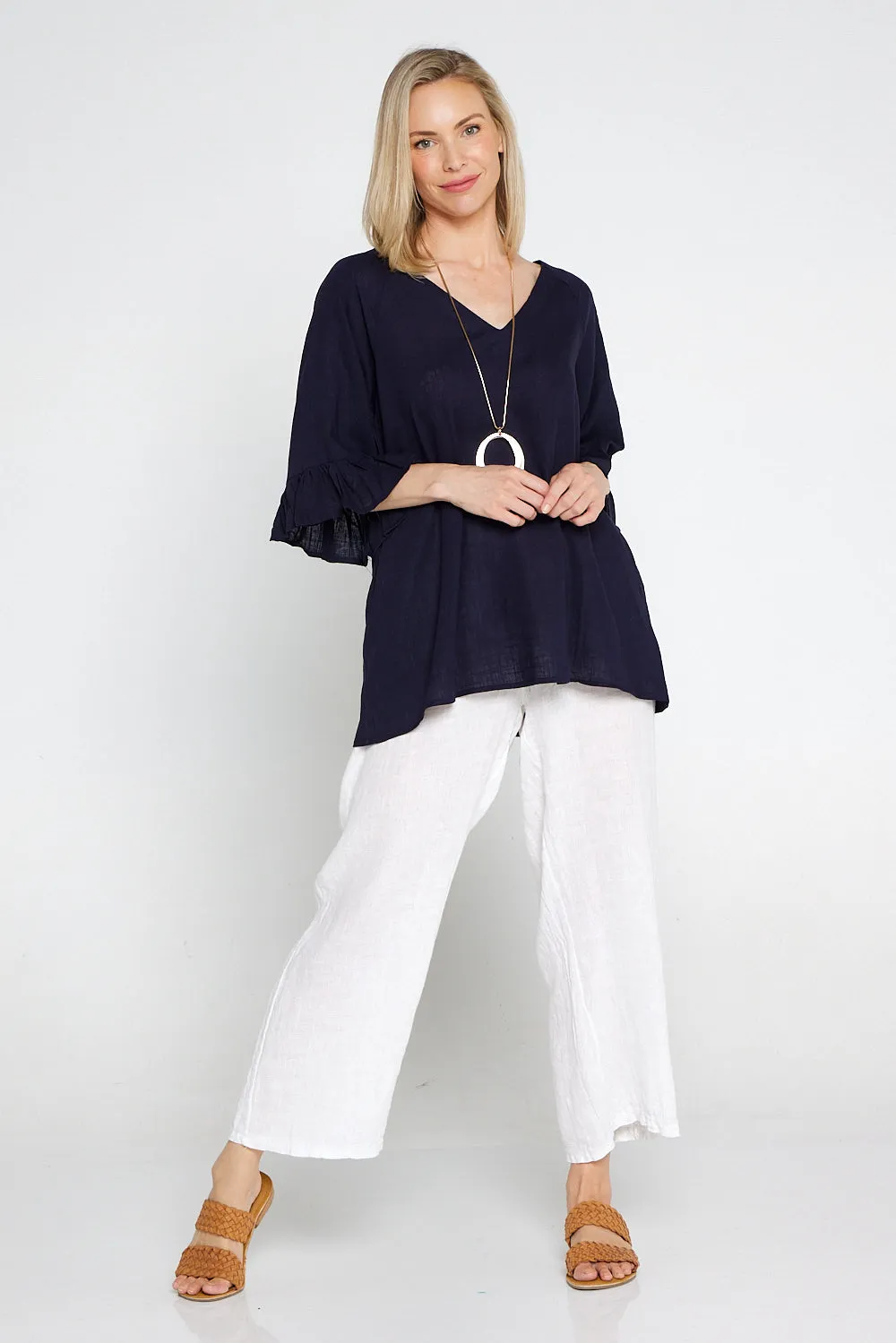 Samar Top - Navy