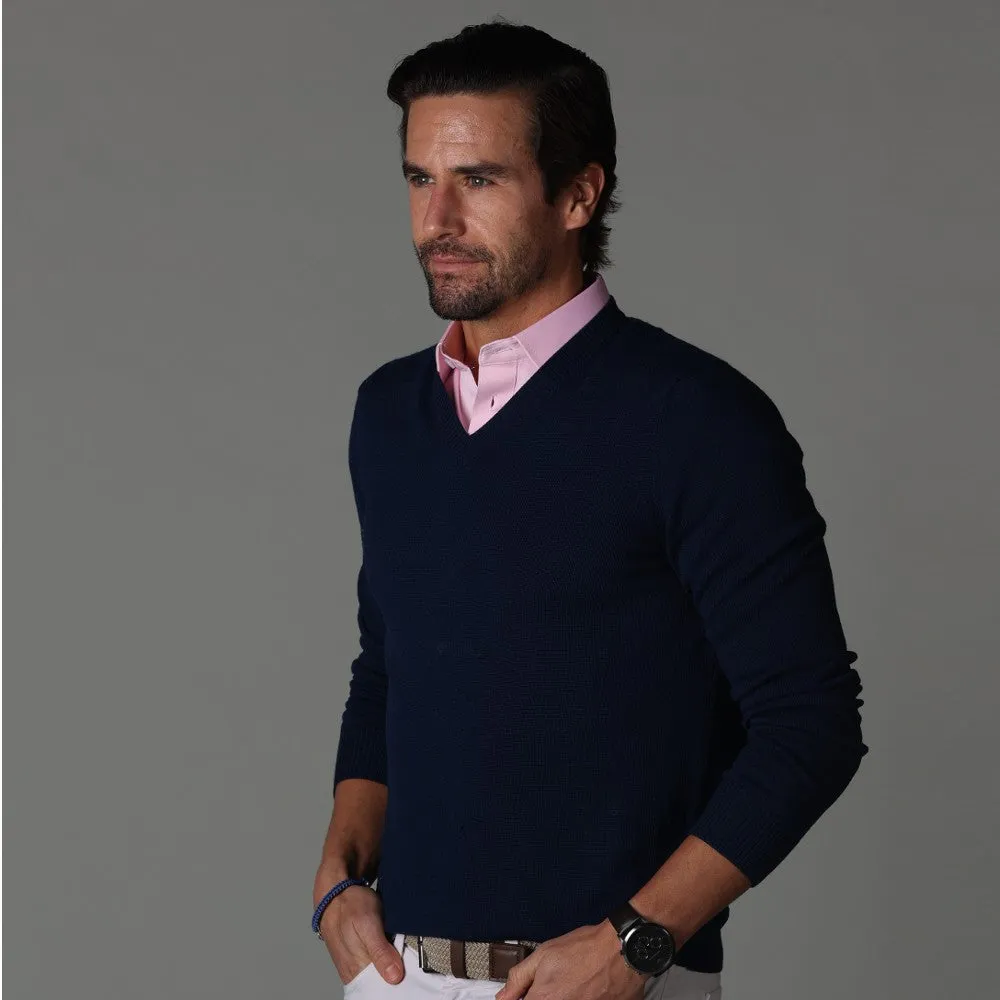 Semi-Spread Collar Polo Pink