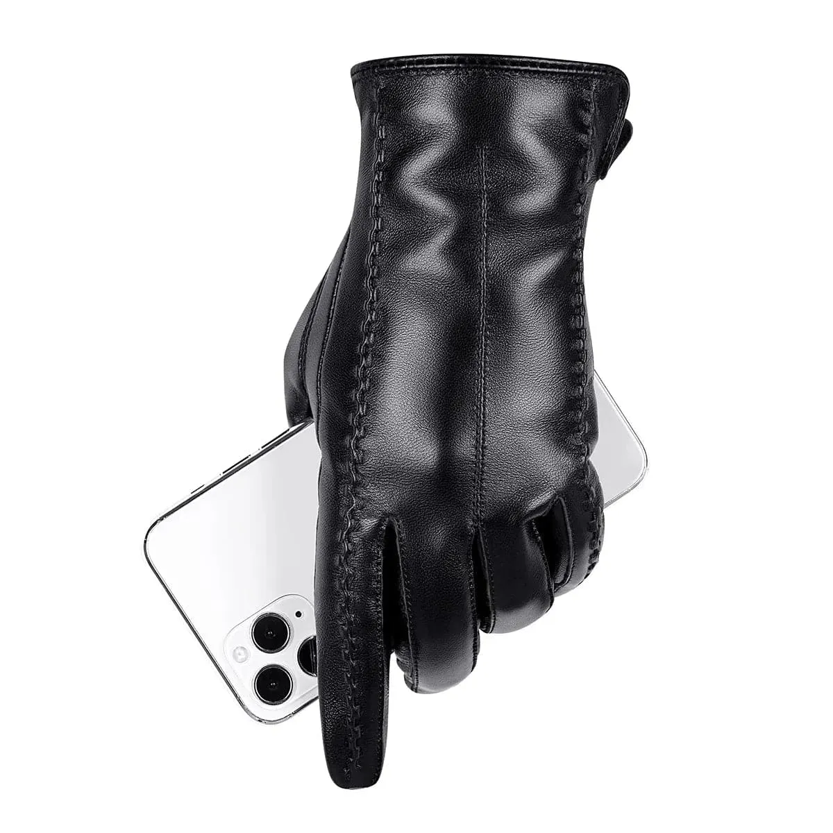 Sheepskin Leather Driving Gloves - Touch Screen Compatible & Durable Gloves for Women