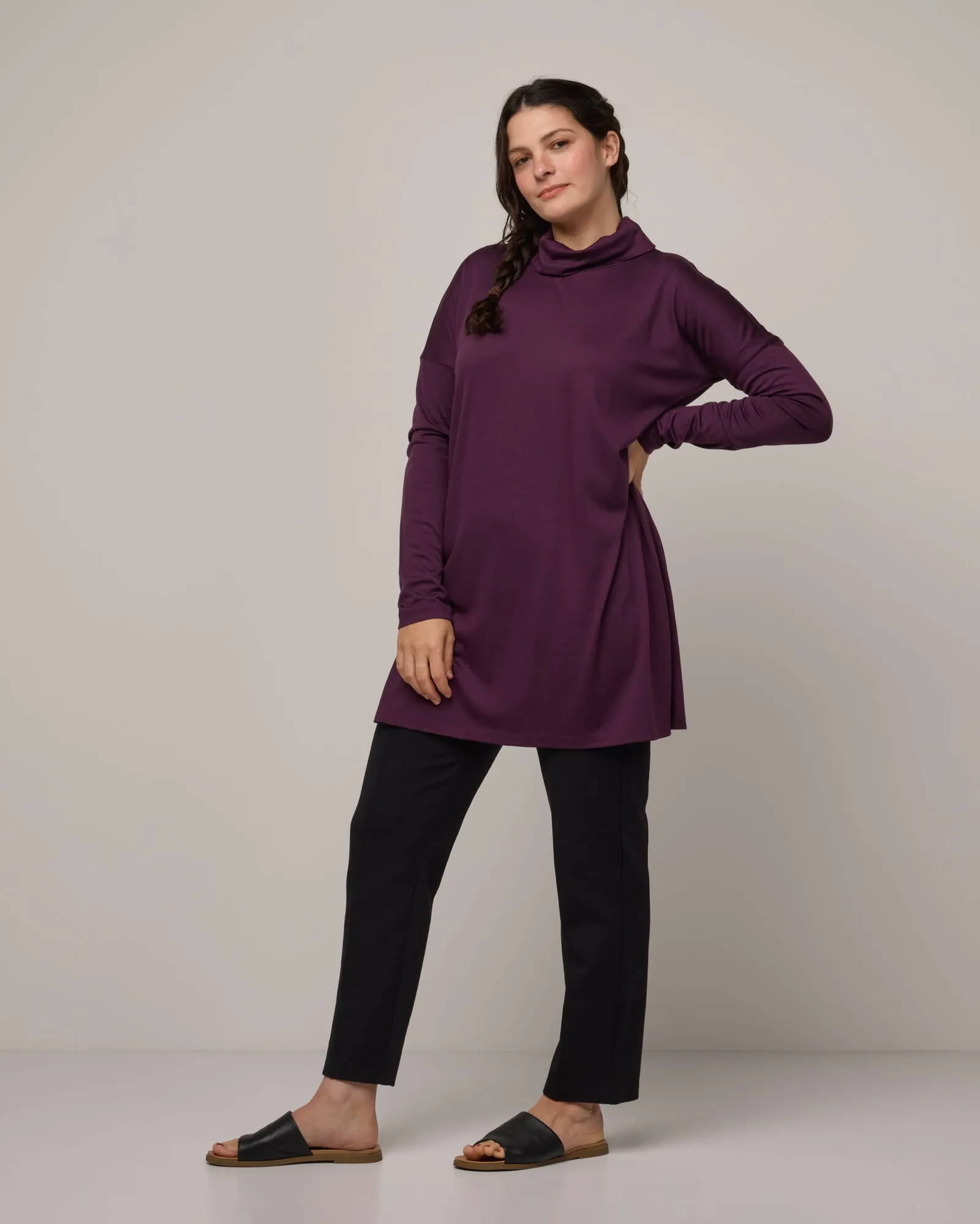 Simone Cowl Neck Tunic