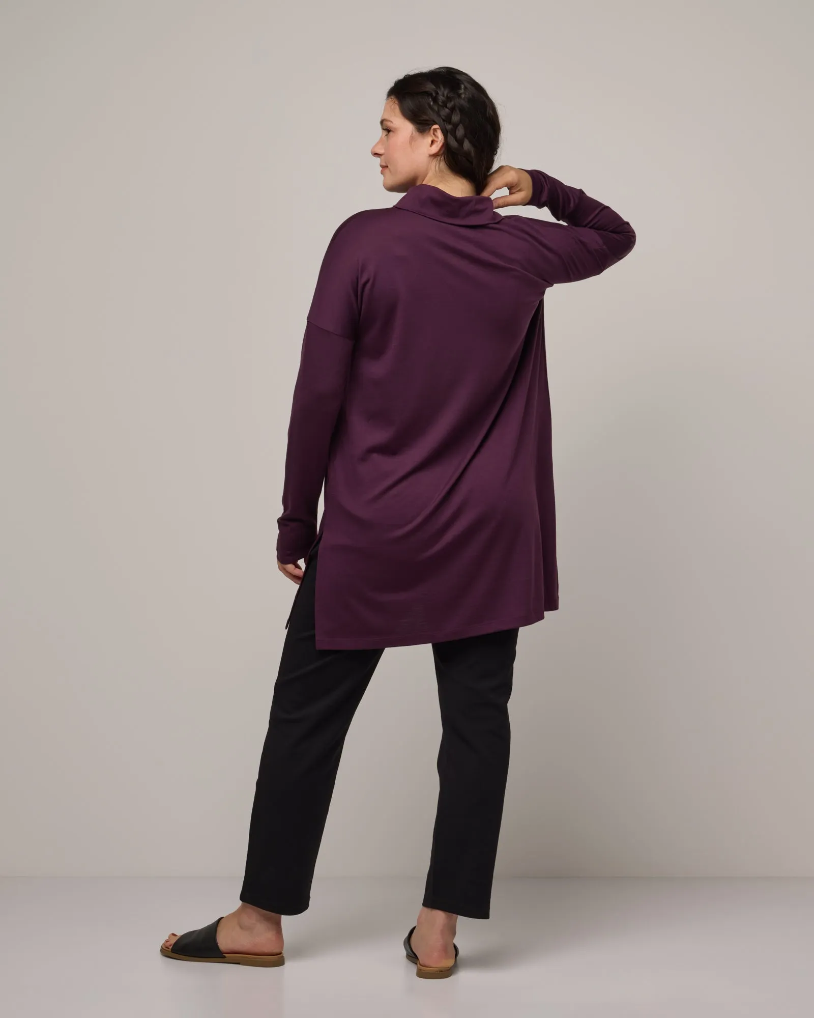 Simone Cowl Neck Tunic