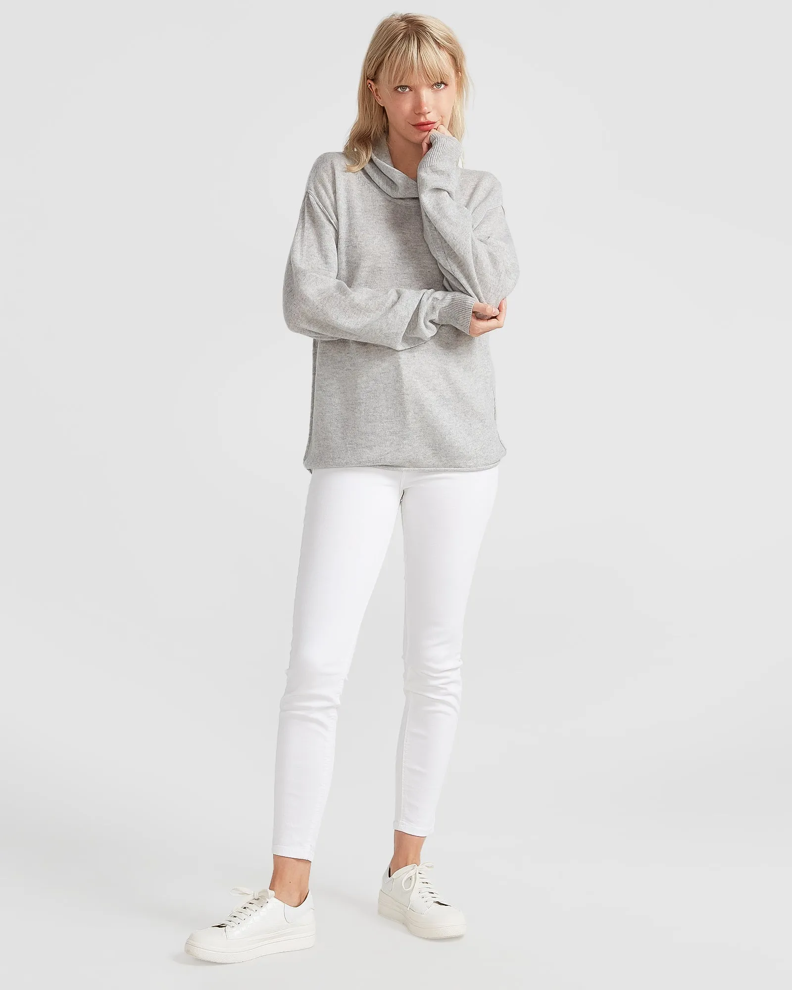 Simple Pleasures Cashmere Knit - Grey