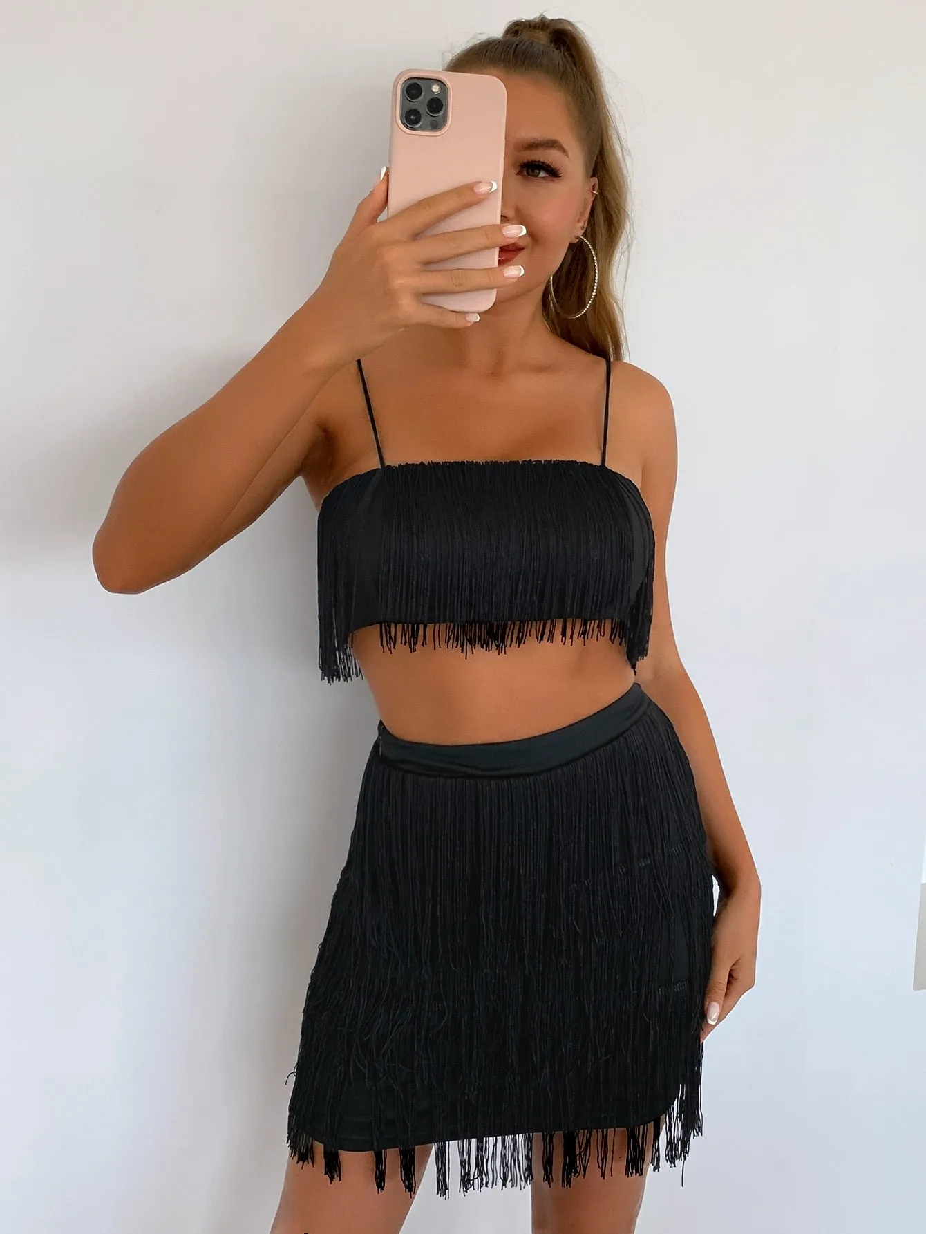 Solid Tassel Backless Playsuits Tie Halter Sleeveless Summer Club Party Rompers Slim Bodycon Jumpsuit