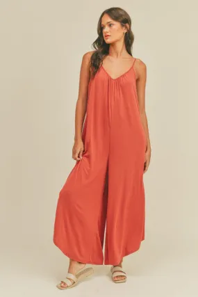 Spice Jumpsuit in Red