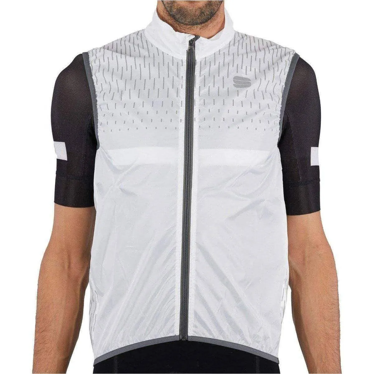 Sportful Reflex Mens Cycling Gilet - White