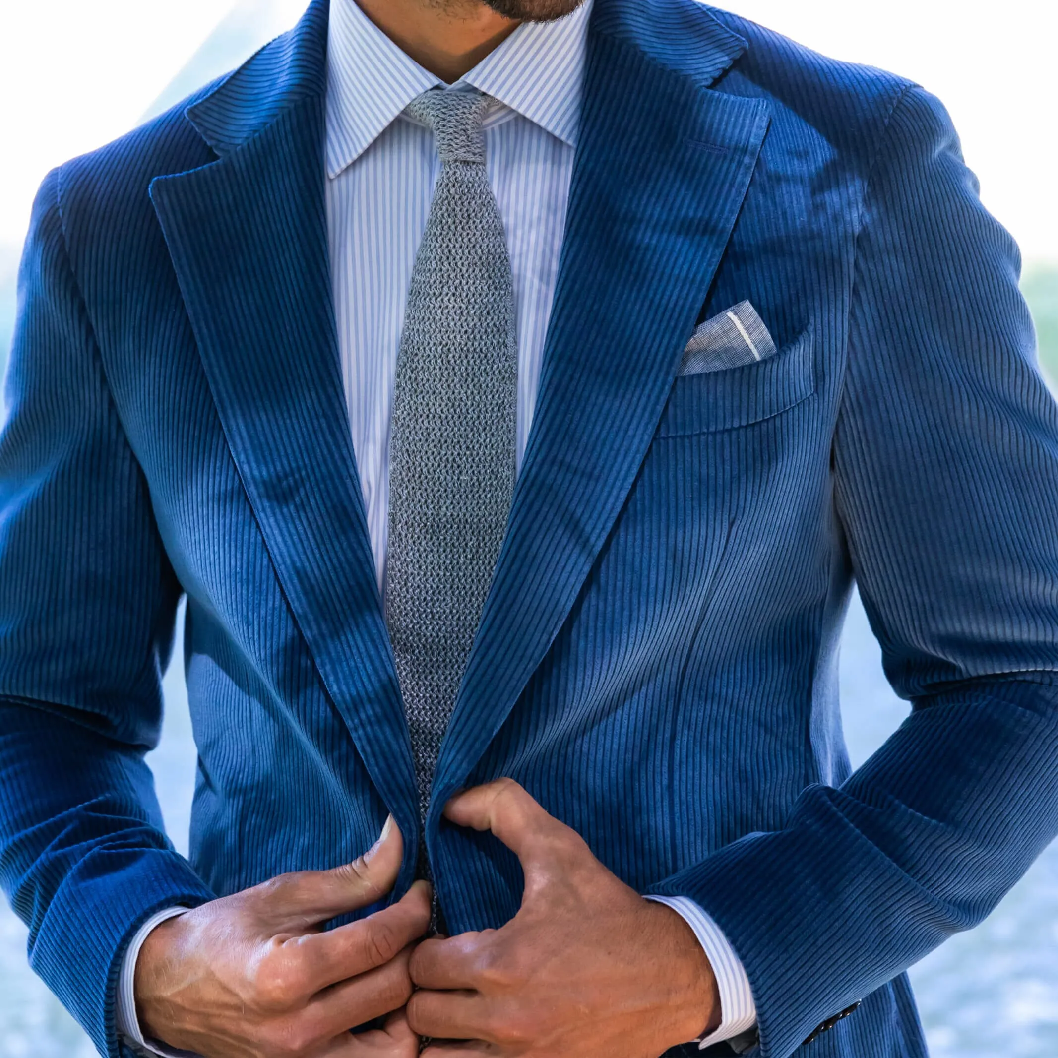 The Deep Blue Haydens Corduroy Sport Coat