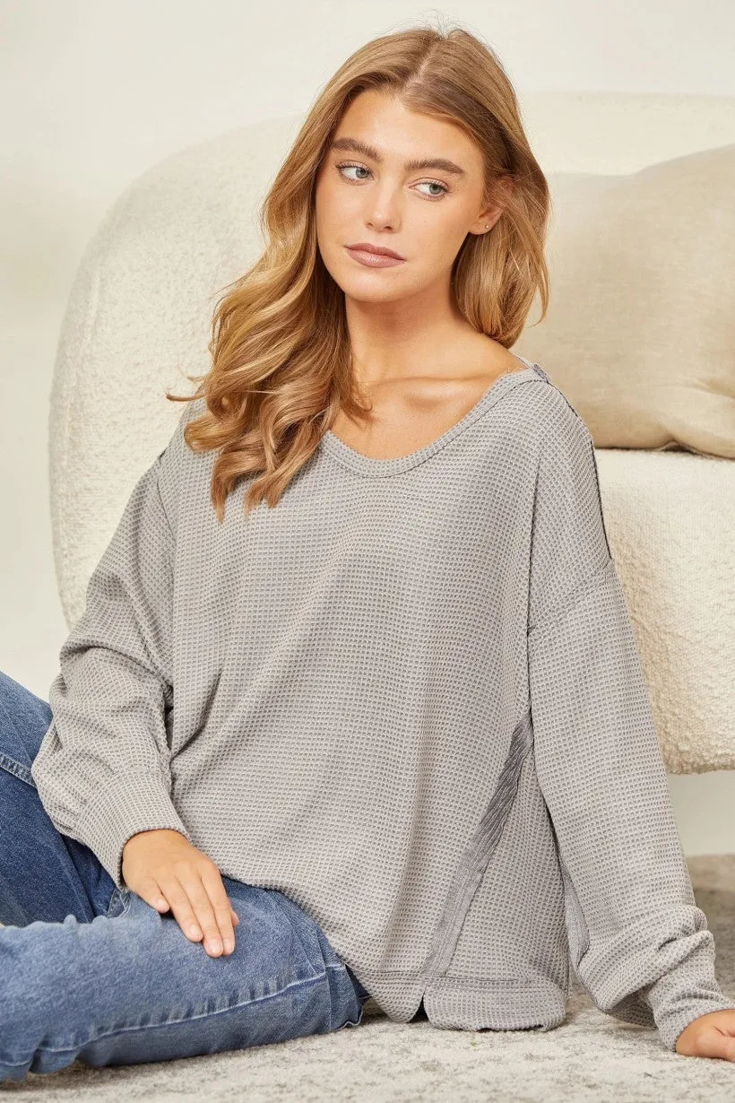 The Kimmy Top - Heather Grey *The Essentials Collection*