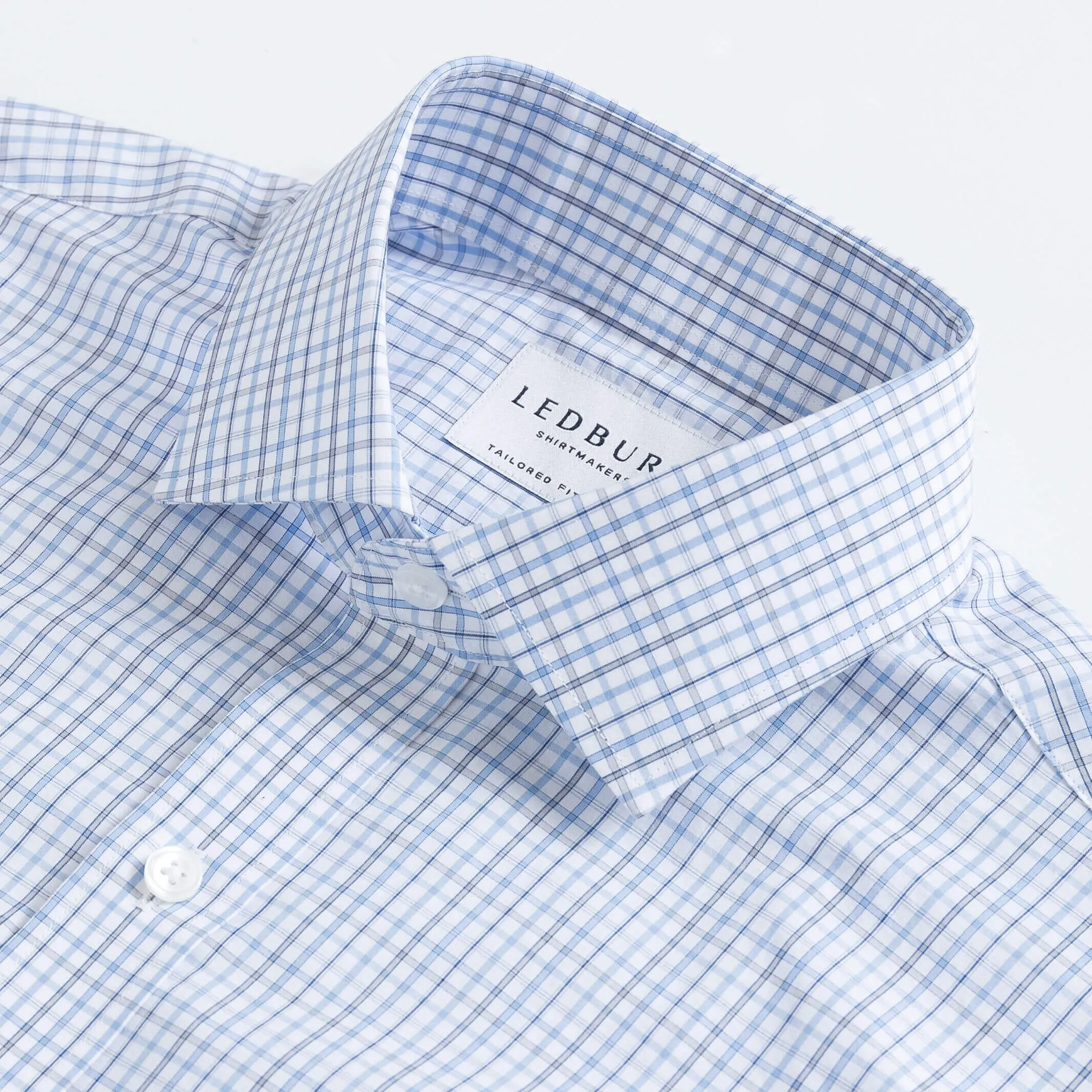 The Light Blue Bechet Check Dress Shirt