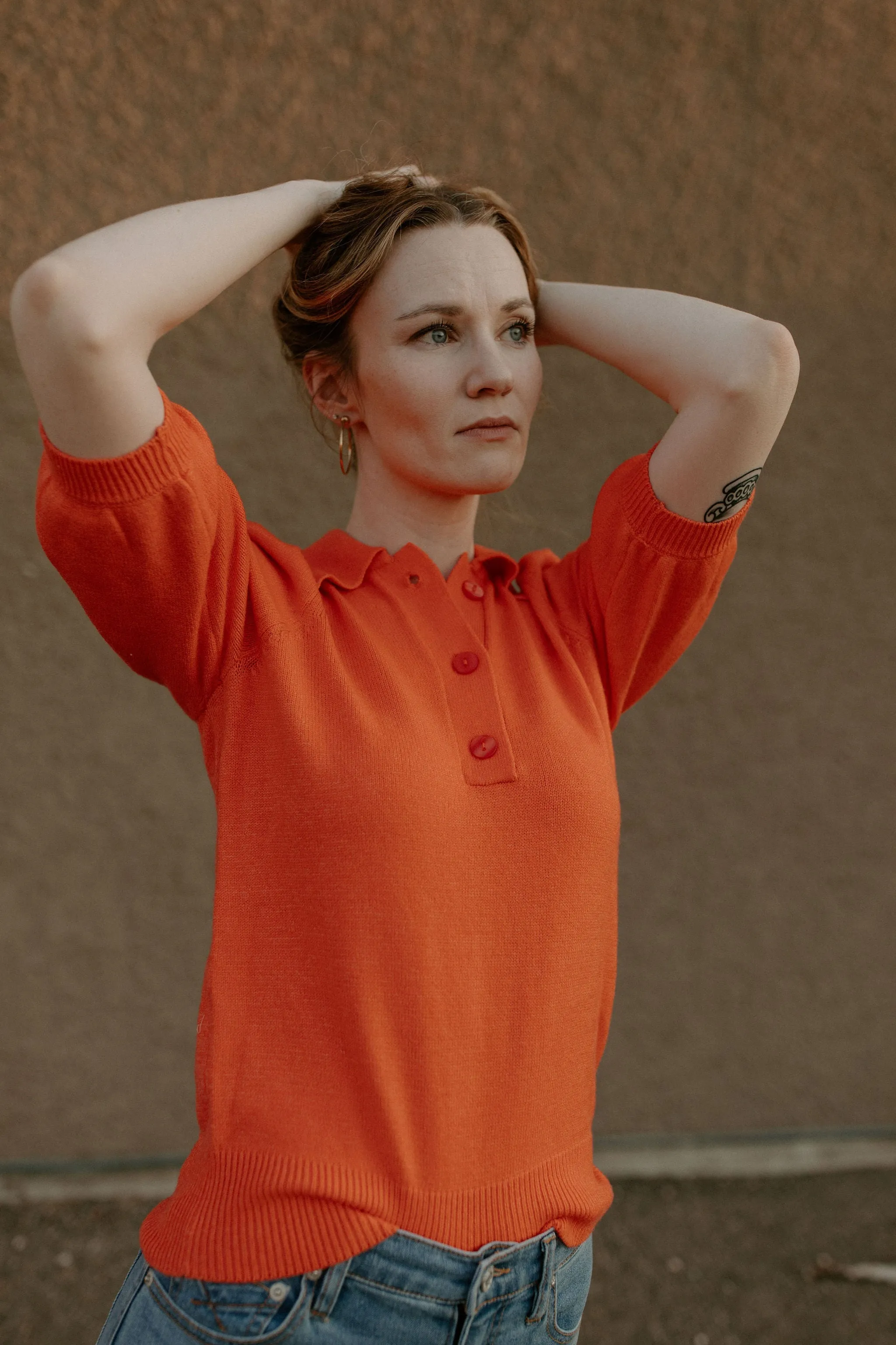 The Nonina Short Sleeve Sweater