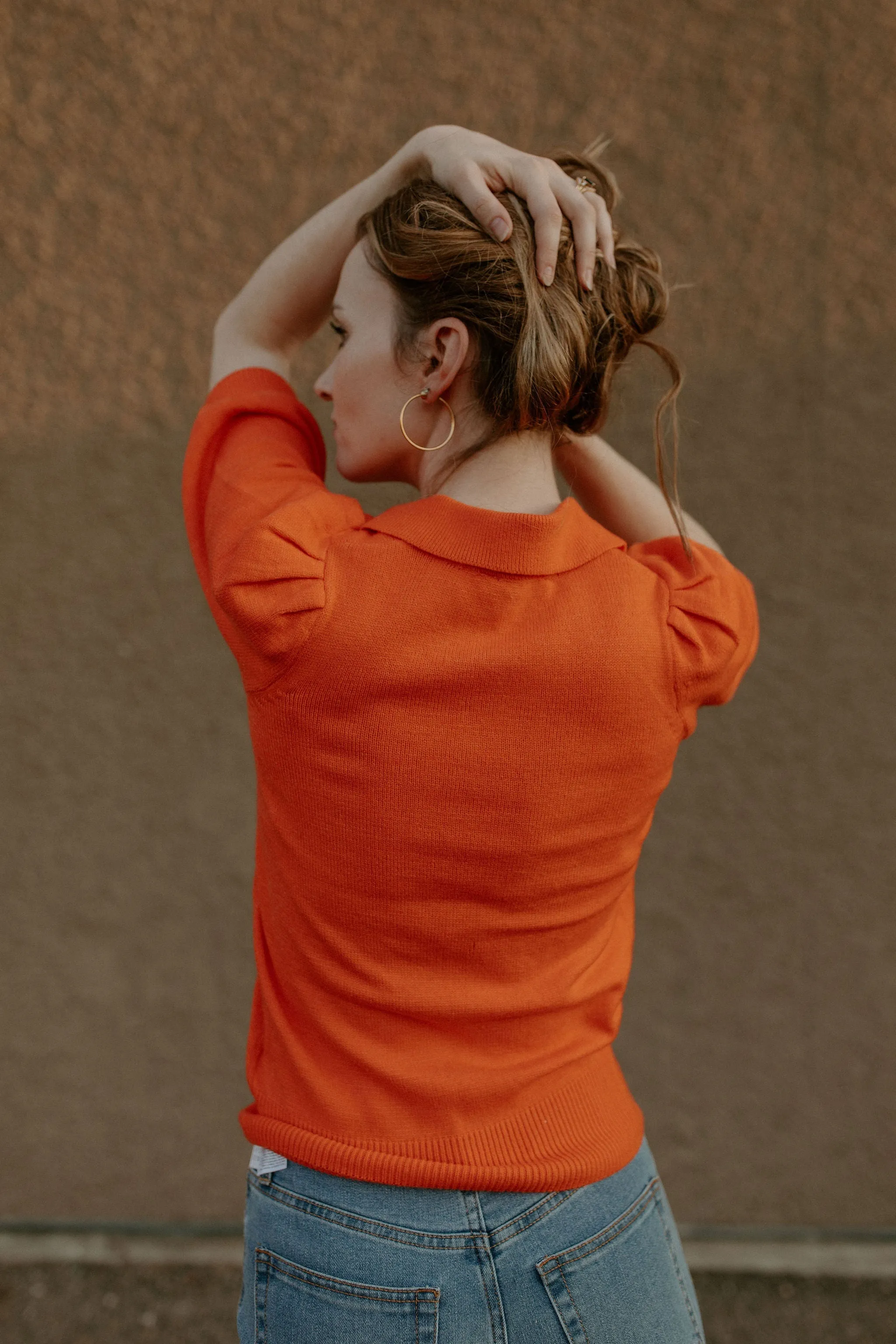 The Nonina Short Sleeve Sweater