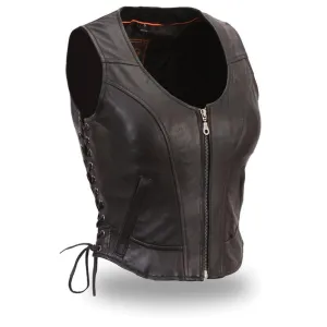 The Raven Women's Clean Side-Laced Vest