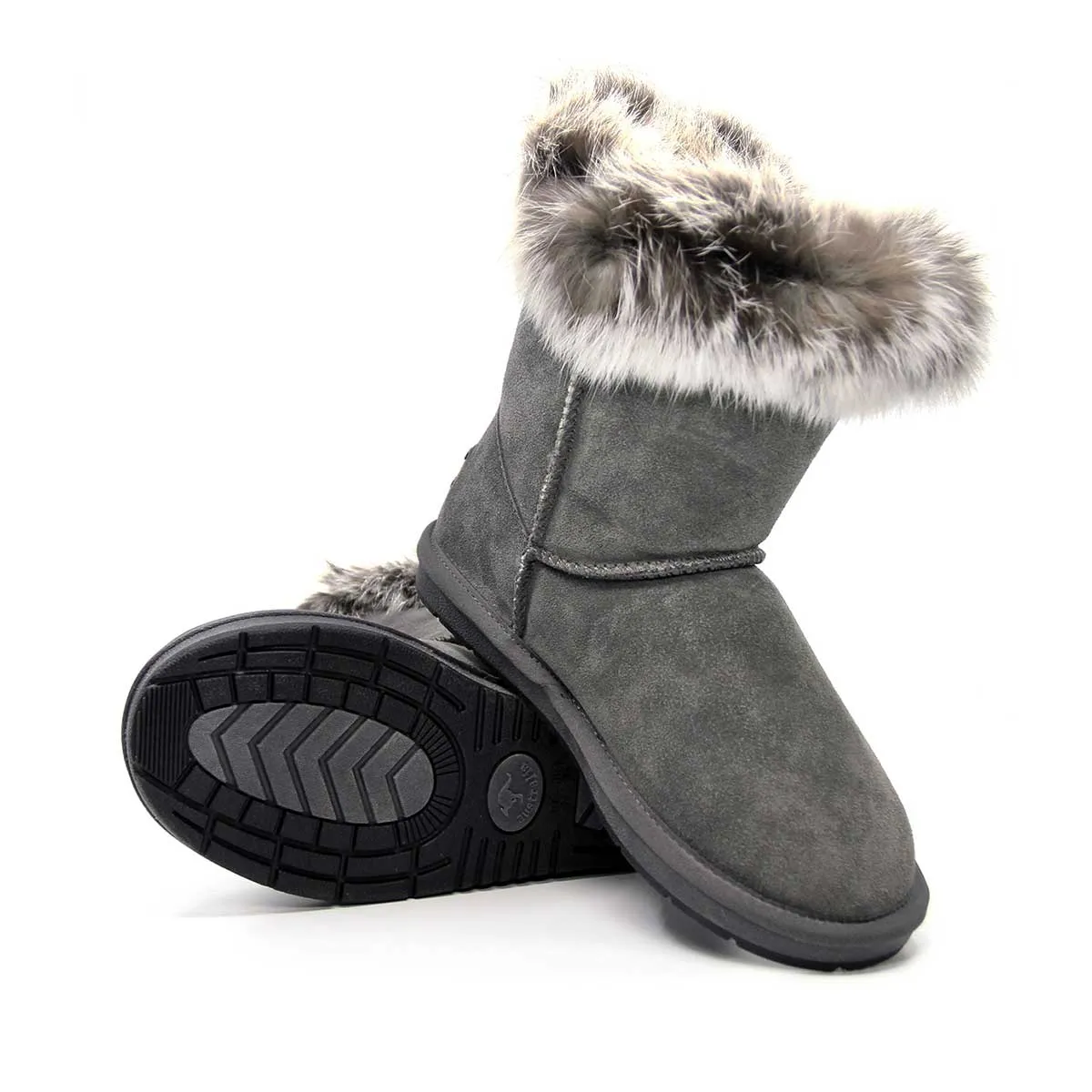 UGG Short Button Fur Boots