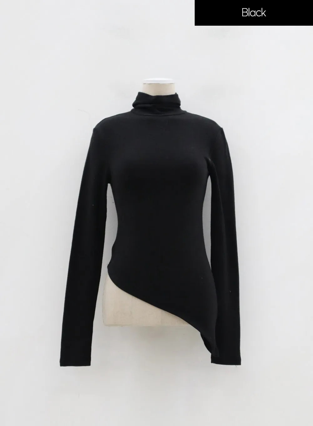 Unbalanced Long Sleeve Turtleneck IJ319