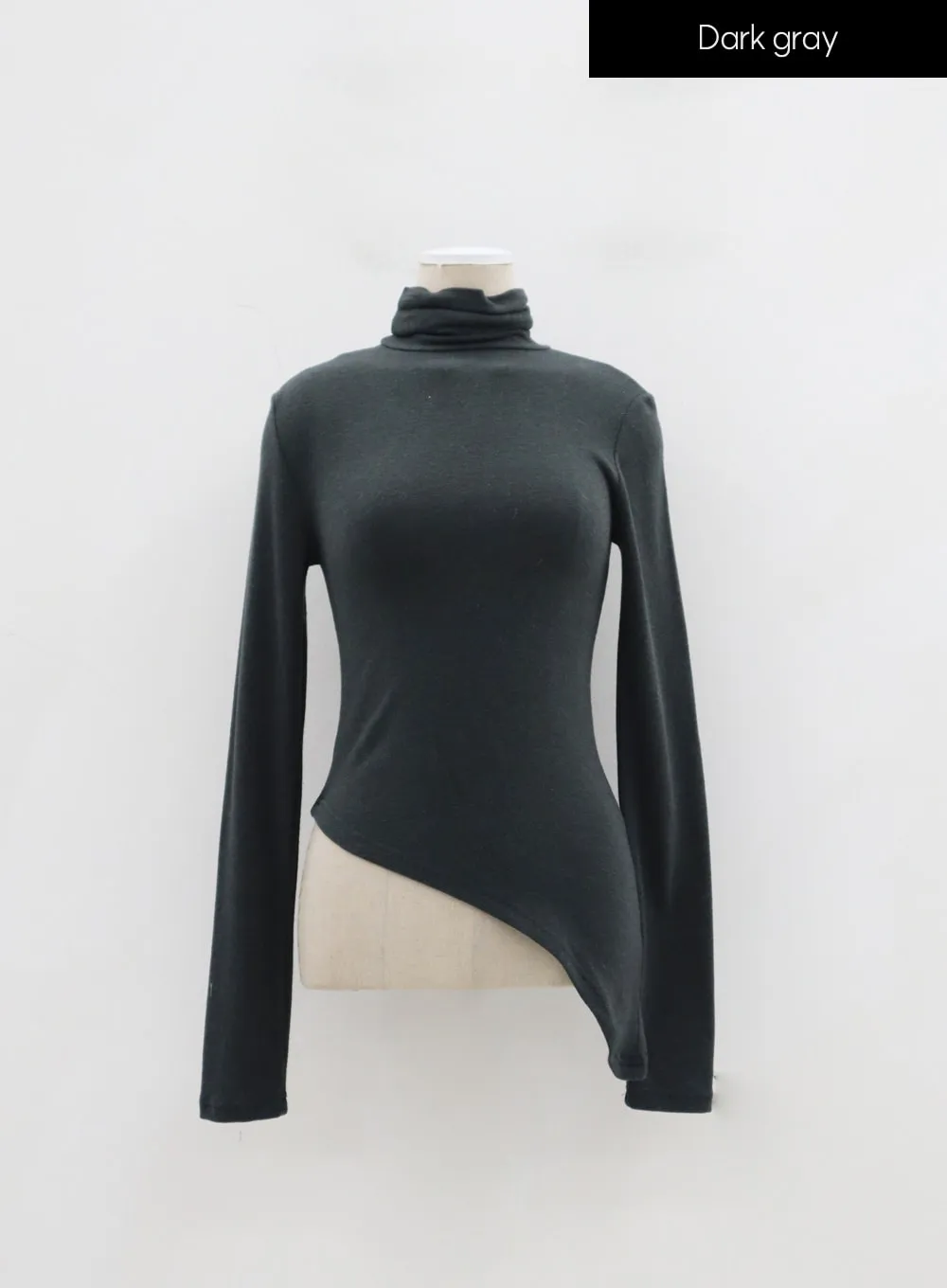 Unbalanced Long Sleeve Turtleneck IJ319