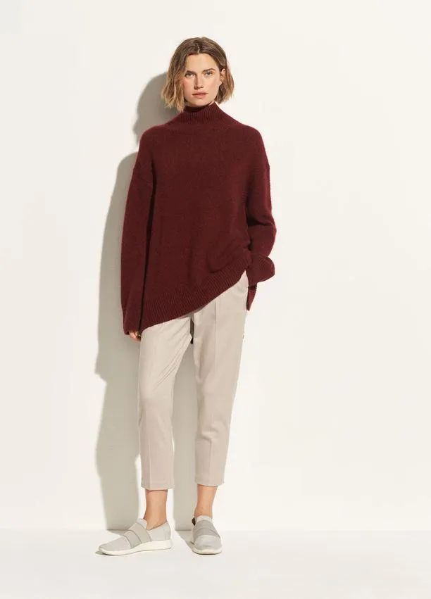 VINCE- Oversized Turtleneck Cherry