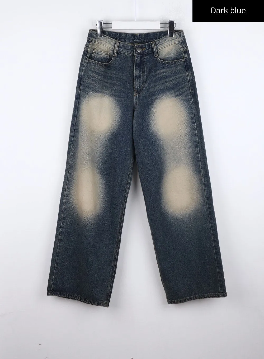 Vintage Washed Wide Leg Jeans CO323