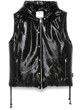 VINYL PUFFER GILET