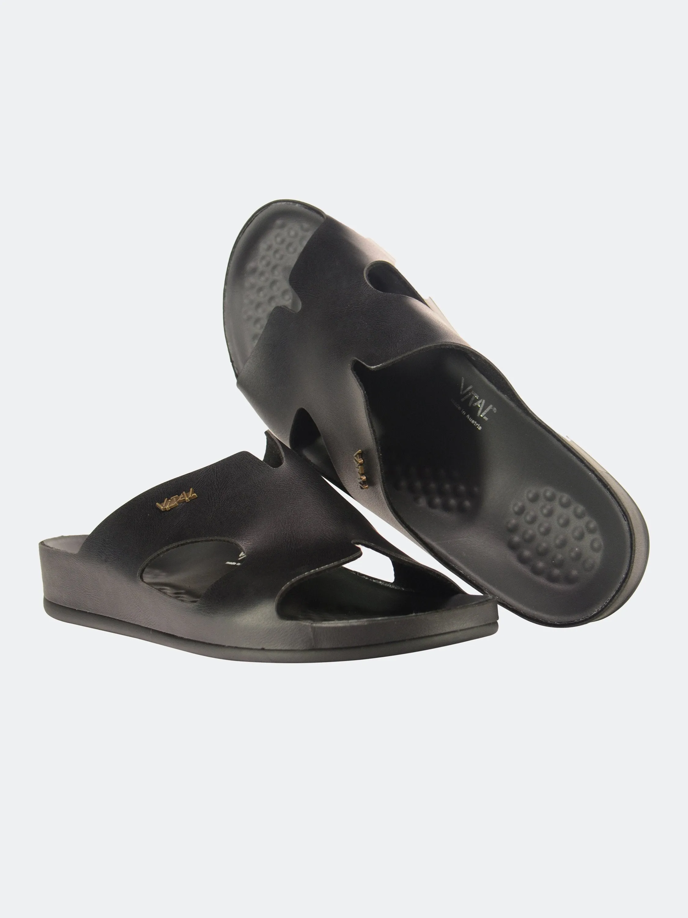 Vital Men's Slip On Leather Sandals