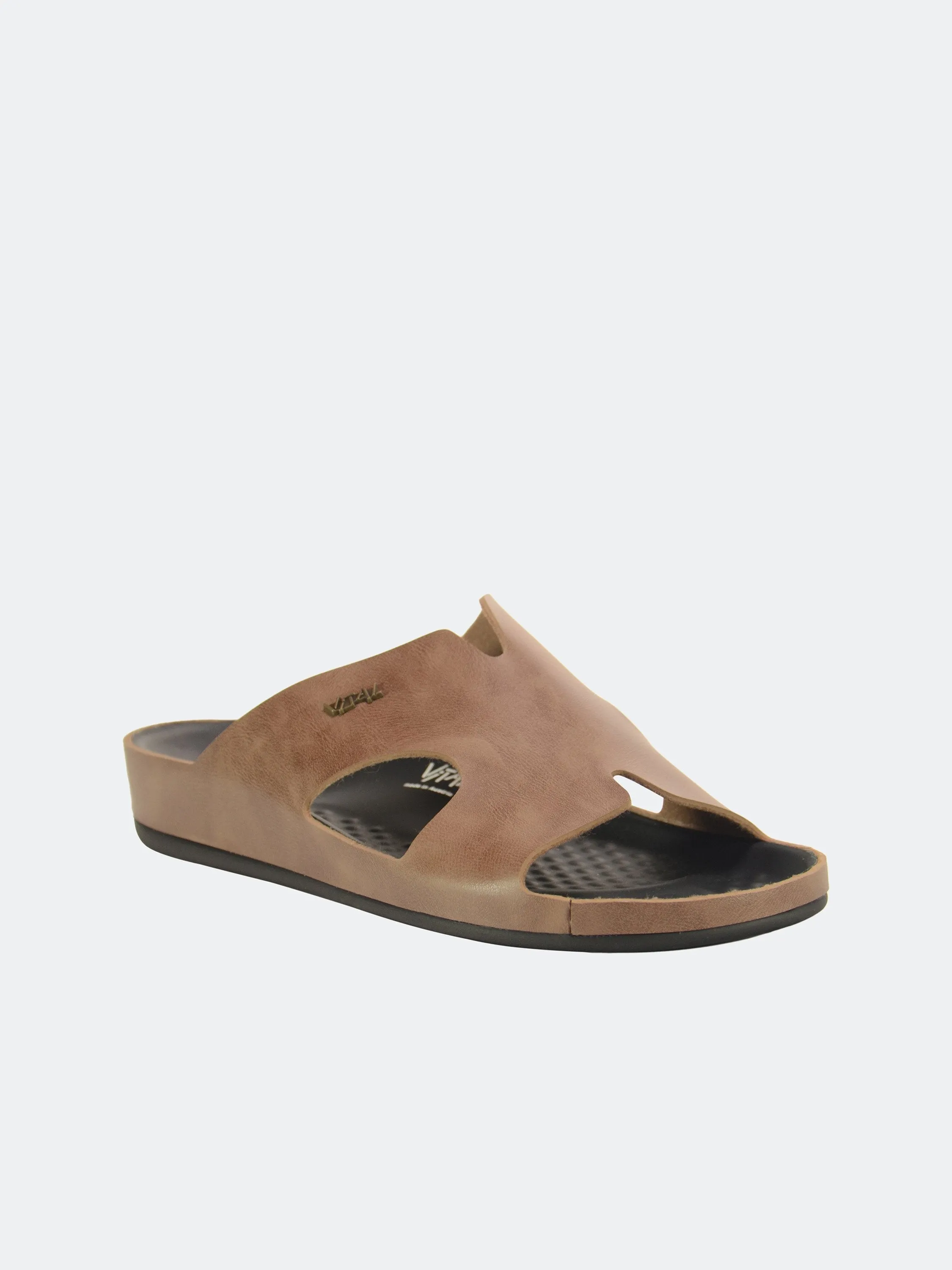 Vital Men's Slip On Leather Sandals