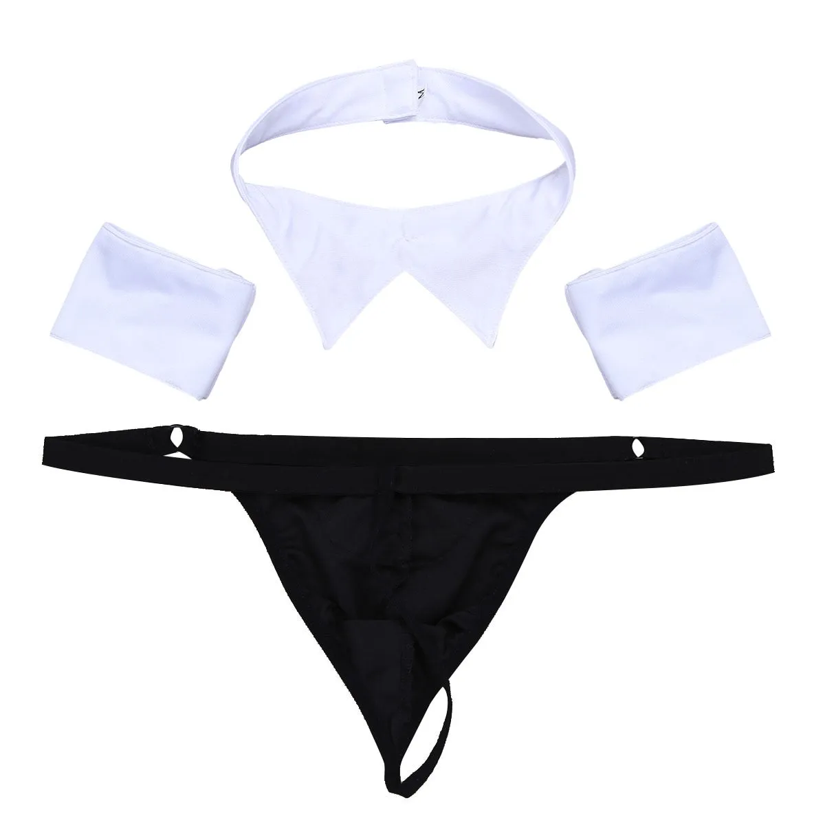 Waiter Lingerie Suit Open Set