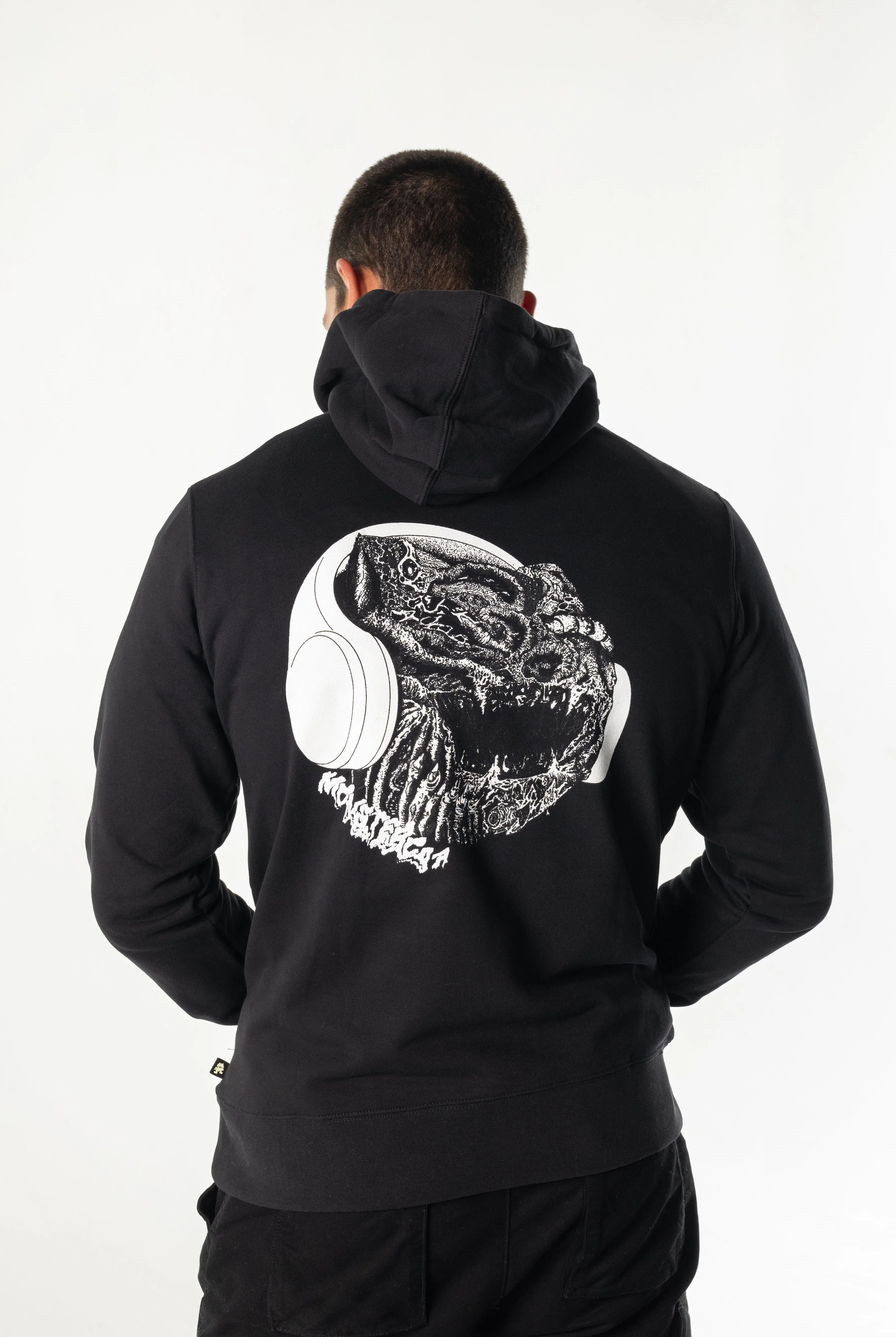 WENDICAT - Black Pullover Hoodie