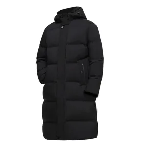 White duck down winter long down jacket-HQ8810