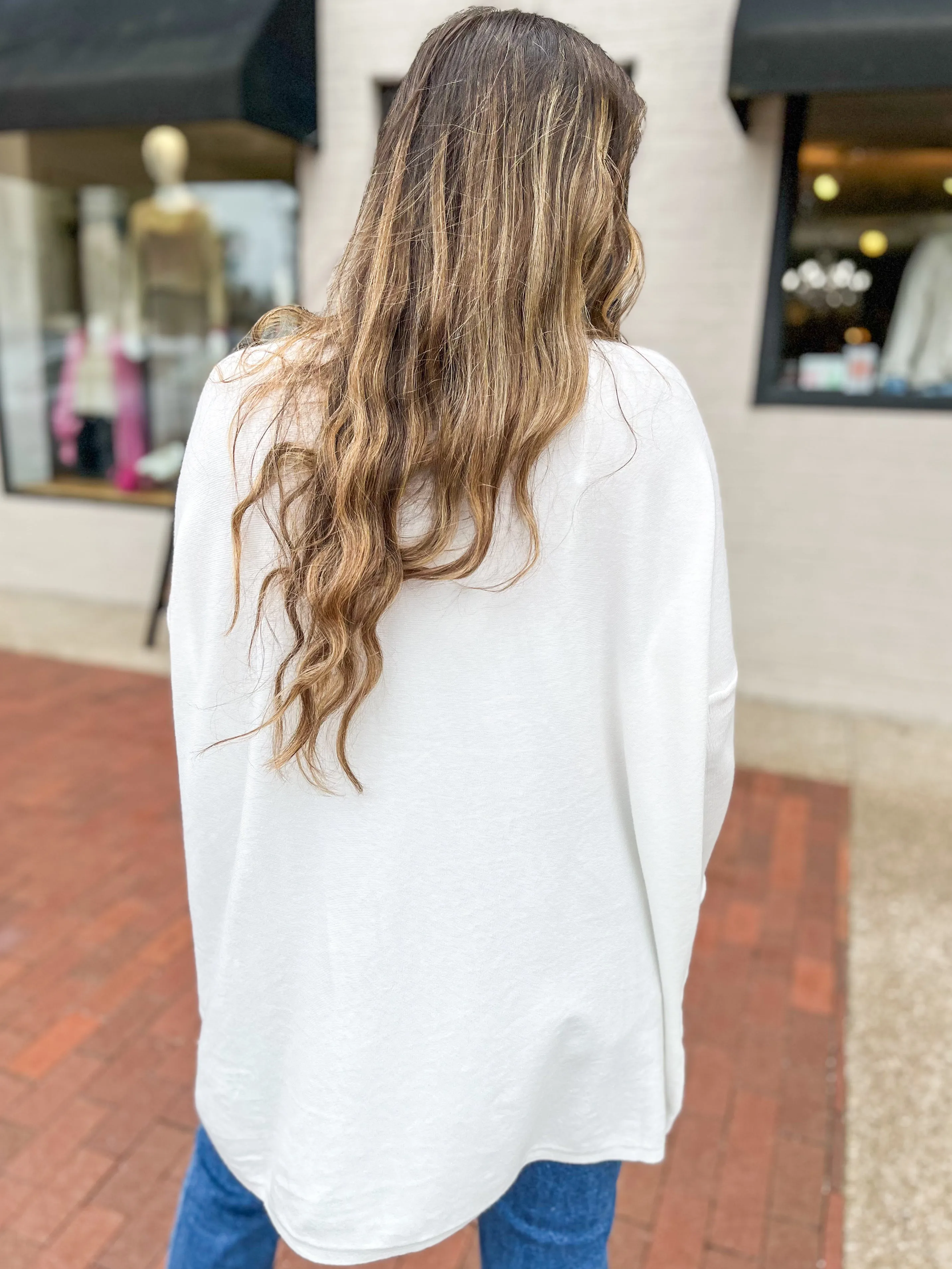 White Pocket Sweater Tunic