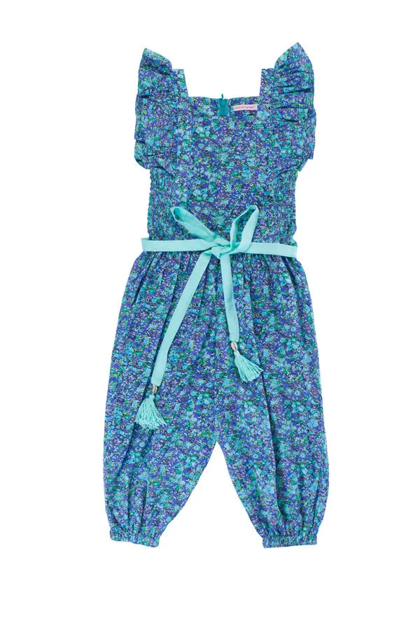 Wilde Playsuit blue wildflower