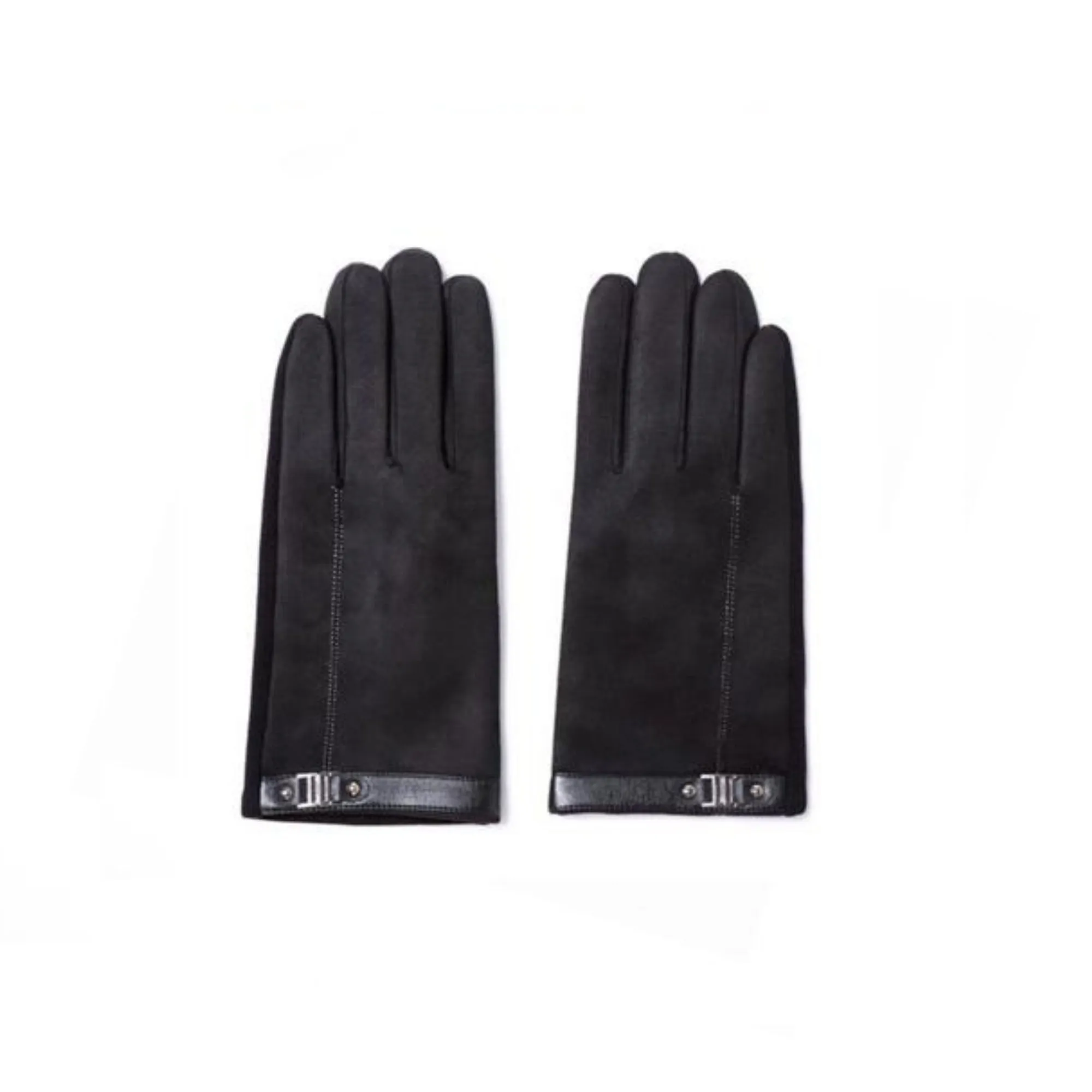 YISEVEN Men's Faux Suede Chamois Leather Gloves