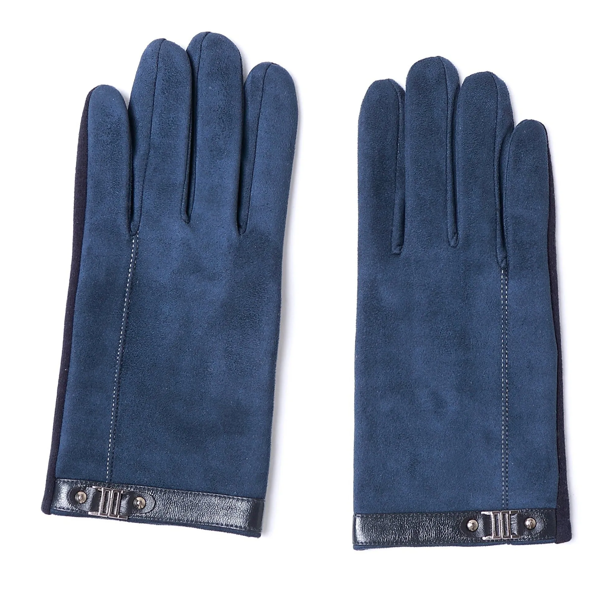 YISEVEN Men's Faux Suede Chamois Leather Gloves