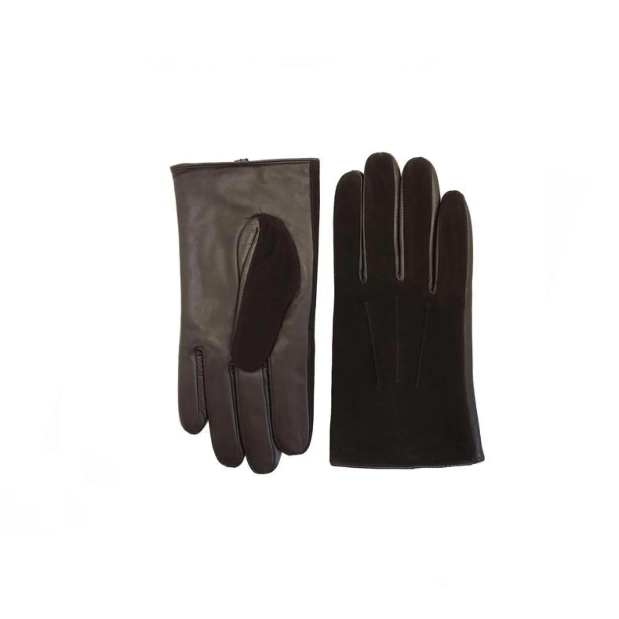 YISEVEN Men's Winter lambskin Suede Leather Gloves