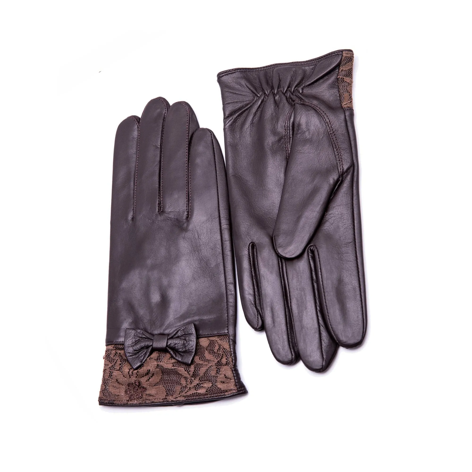 YISEVEN Women‘s Sheepskin Winter Leather Gloves