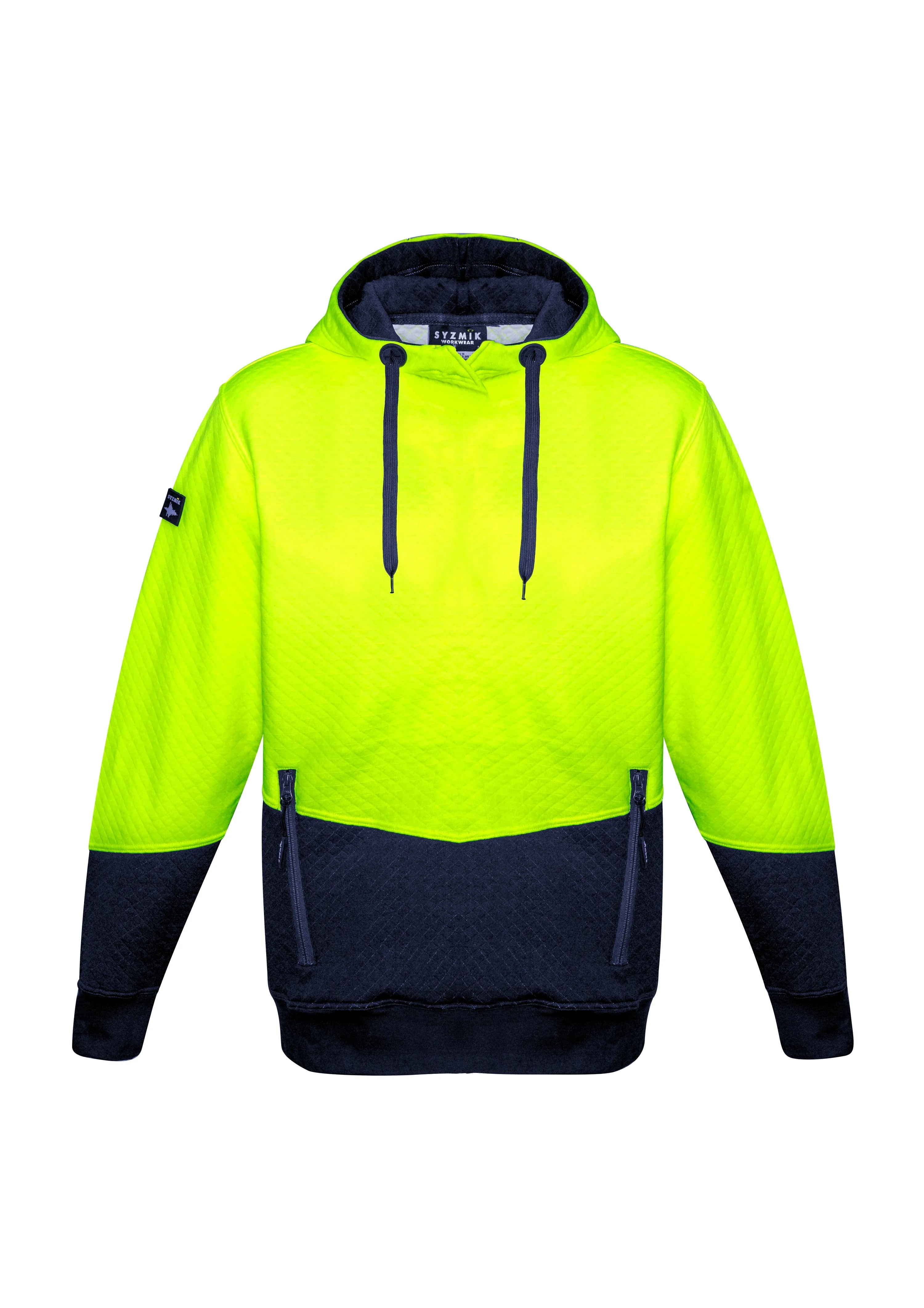 ZT477 Syzmik Unisex Hi Vis Textured Jacquard Hoodie