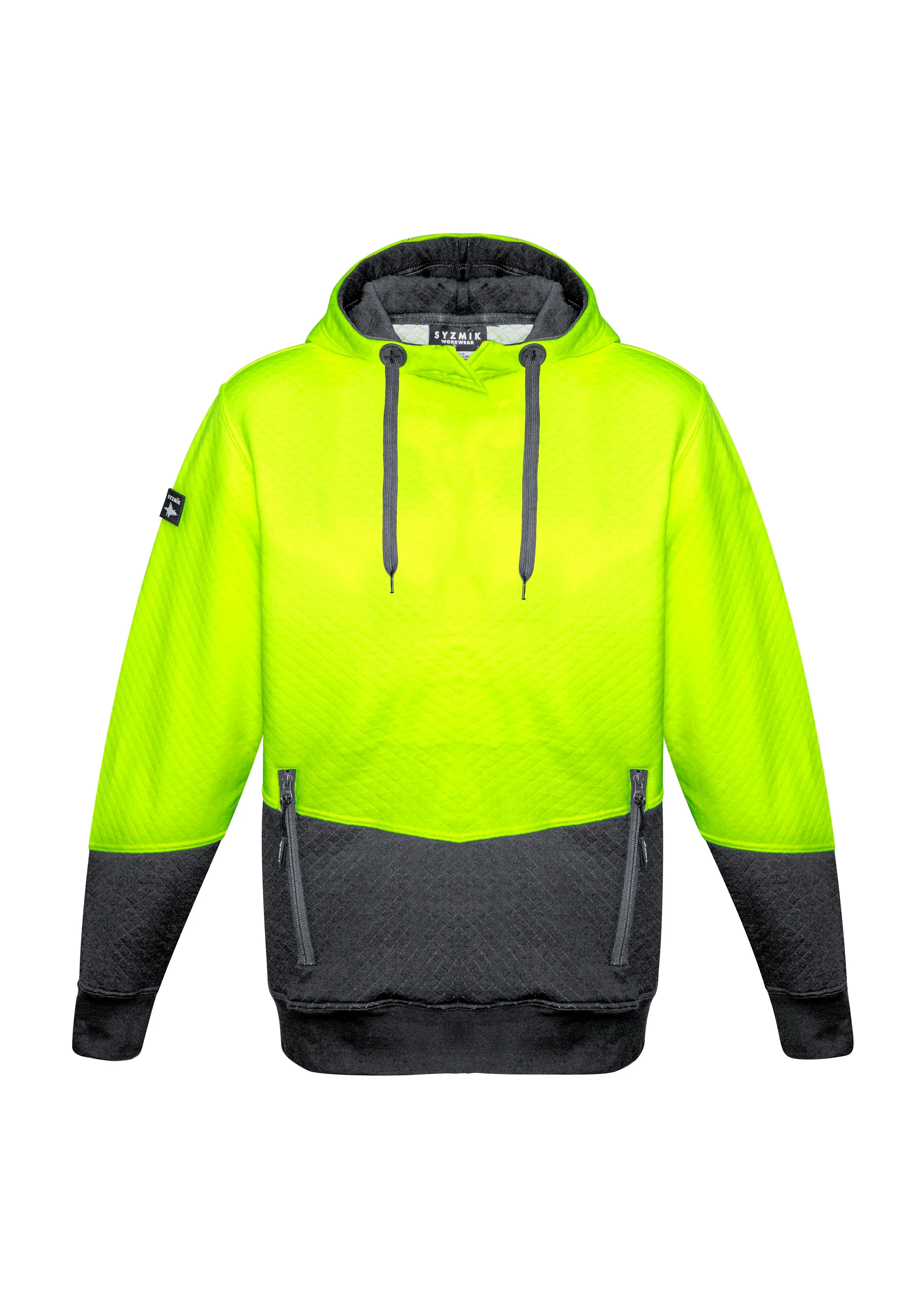 ZT477 Syzmik Unisex Hi Vis Textured Jacquard Hoodie